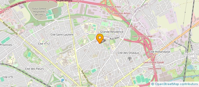 localisation de l'entreprise MADAME SABINE GUISGAND  HOUDAIN