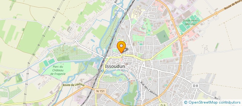 localisation de l'entreprise MADAME SABINE GUITTOT à ISSOUDUN
