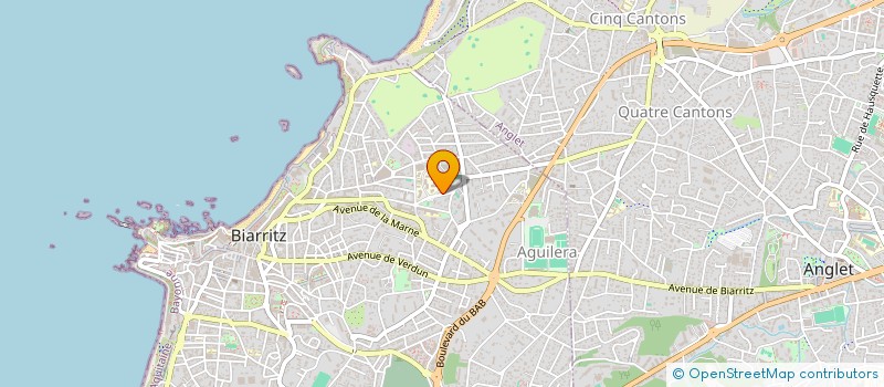 localisation de l'entreprise MADAME SABINE HALFMANN à BIARRITZ