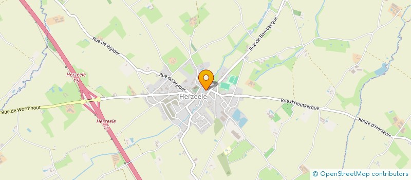 localisation de l'entreprise MADAME SABINE HAMACKER  HERZEELE