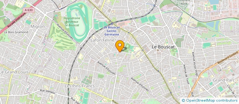 localisation de l'entreprise MADAME SABINE HAMMERAND  LE BOUSCAT