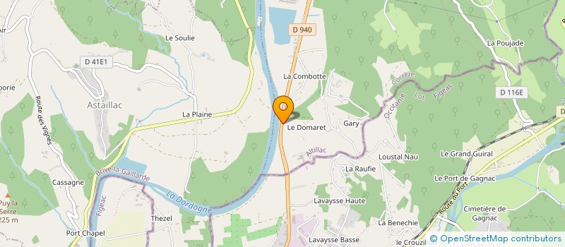 localisation de l'entreprise MADAME SABINE HANDKE  ALTILLAC