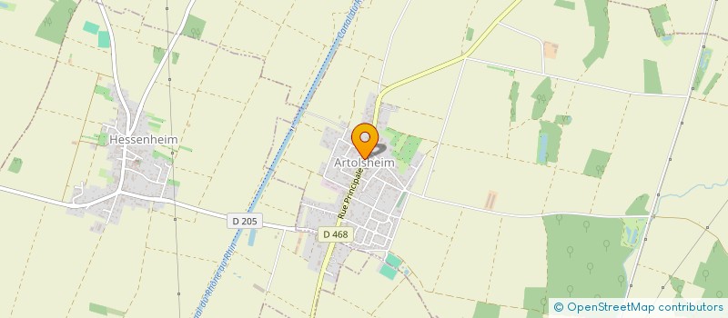 localisation de l'entreprise MADAME SABINE HASSE  HESSENHEIM