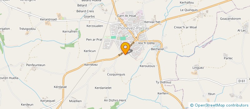 localisation de l'entreprise MADAME SABINE HEMERY  PLONEVEZ-PORZAY