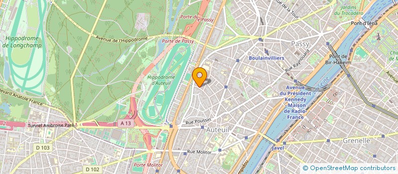 localisation de l'entreprise MADAME SABINE HENIN  PARIS