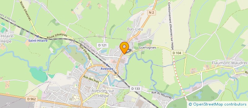 localisation de l'entreprise MADAME SABINE HENNEBERT à FLAUMONT-WAUDRECHIES