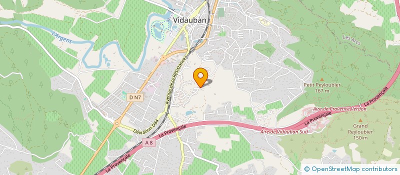 localisation de l'entreprise MADAME SABINE HENRY  VIDAUBAN