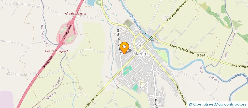 localisation de l'entreprise MADAME SABINE HERAUD à MAZERES