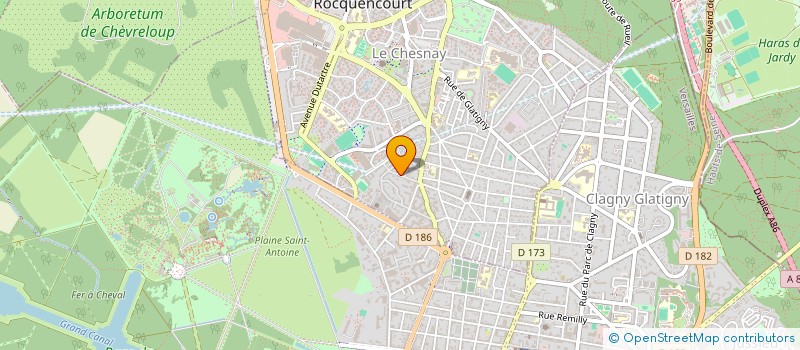 localisation de l'entreprise MADAME SABINE HERMANTIN  LE CHESNAY-ROCQUENCOURT