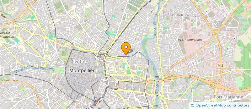 localisation de l'entreprise MADAME SABINE HERVE à MONTPELLIER