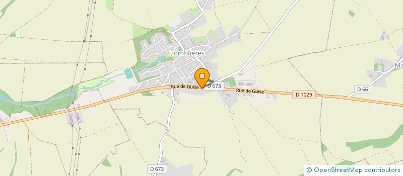 localisation de l'entreprise MADAME SABINE HIMPENS  HOMBLIERES