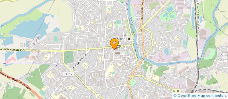 localisation de l'entreprise MADAME SABINE HINZ à SOISSONS