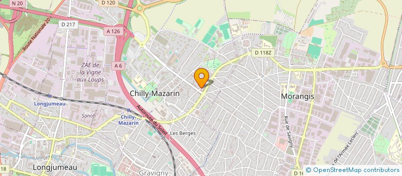 localisation de l'entreprise MADAME SABINE HLADEZUK à CHILLY-MAZARIN