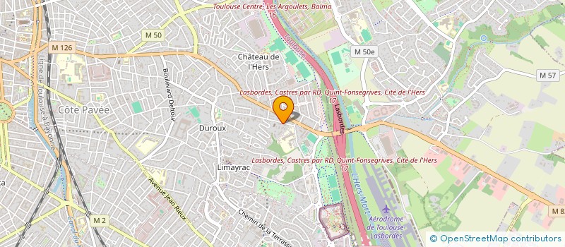 localisation de l'entreprise MADAME SABINE HOEPPE à TOULOUSE