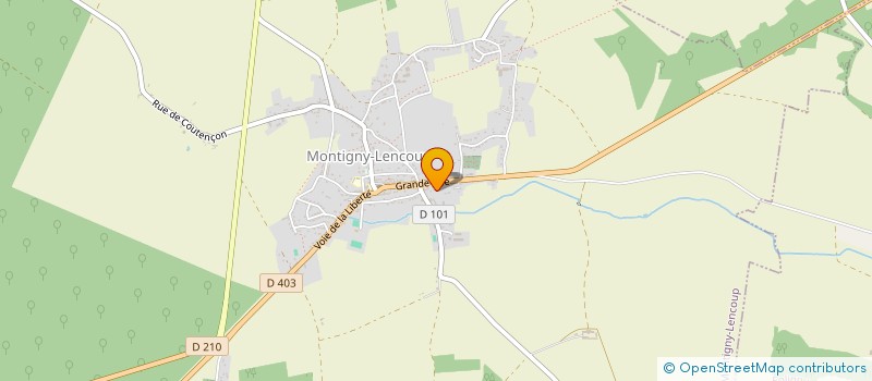 localisation de l'entreprise MADAME SABINE HOUEIX  MONTIGNY-LENCOUP