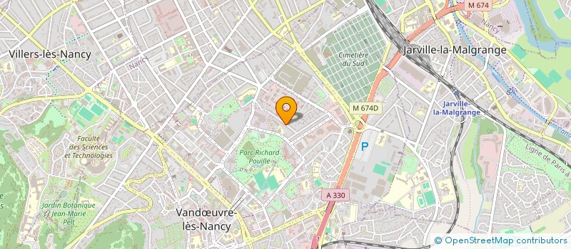 localisation de l'entreprise MADAME SABINE HUMBERT  VANDUVRE-LES-NANCY