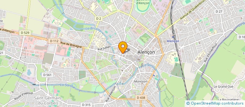 localisation de l'entreprise MADAME SABINE HUVEY à ALENCON