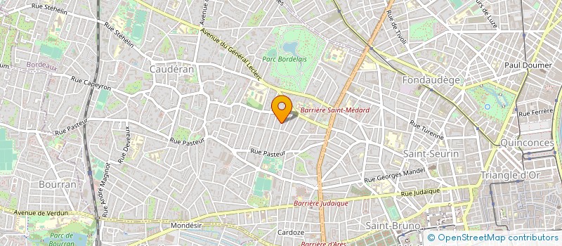 localisation de l'entreprise MADAME SABINE IDRIS  BORDEAUX