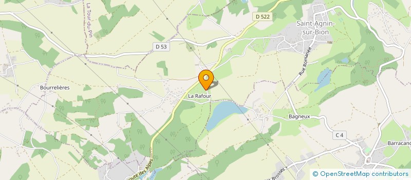 localisation de l'entreprise MADAME SABINE JAMELIN  SAINT-AGNIN-SUR-BION