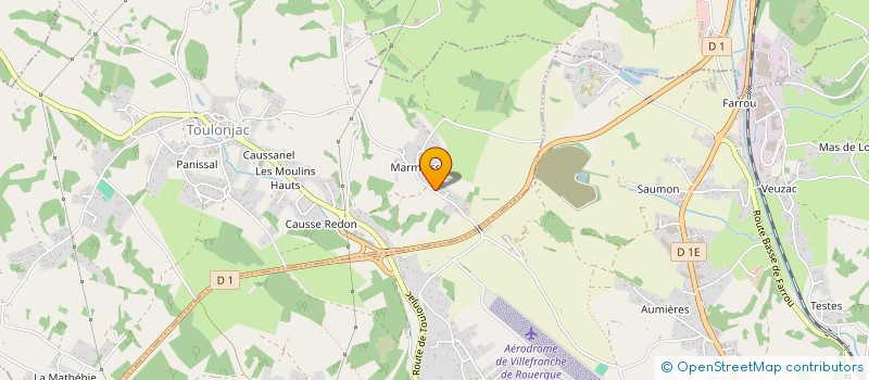 localisation de l'entreprise MADAME SABINE JARLAN  TOULONJAC