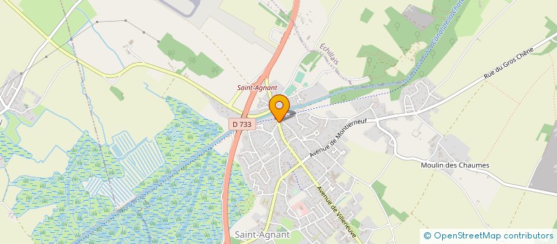 localisation de l'entreprise MADAME SABINE JELOVIS  ECHILLAIS