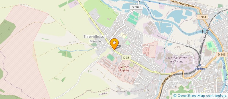localisation de l'entreprise MADAME SABINE JOFFIN à THIERVILLE-SUR-MEUSE