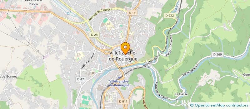 localisation de l'entreprise MADAME SABINE JOSSE à VILLEFRANCHE-DE-ROUERGUE