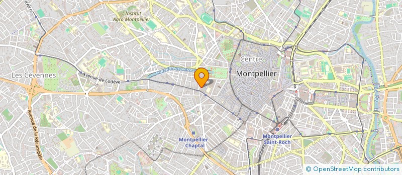 localisation de l'entreprise MADAME SABINE JOUANEN à MONTPELLIER