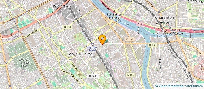 localisation de l'entreprise MADAME SABINE JOURDAN  IVRY-SUR-SEINE