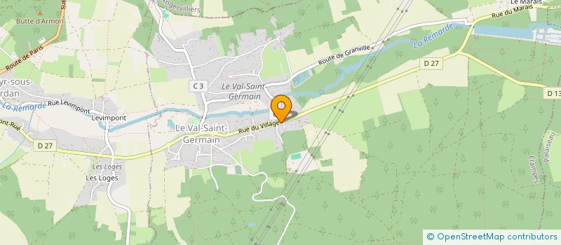 localisation de l'entreprise MADAME SABINE JOURET  LE VAL-SAINT-GERMAIN