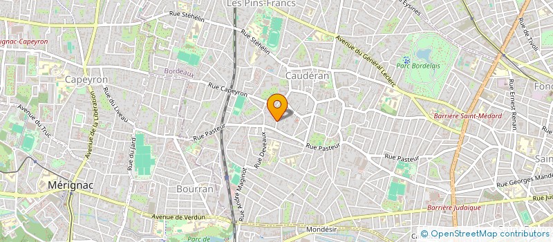 localisation de l'entreprise MADAME SABINE JUBIER  BORDEAUX