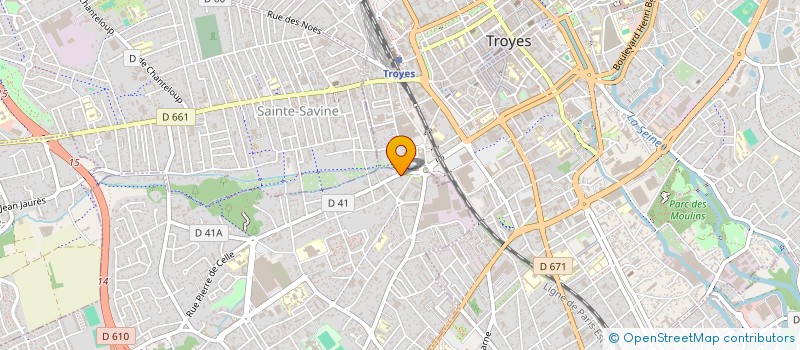 localisation de l'entreprise MADAME SABINE KANI  SAINT-ANDRE-LES-VERGERS