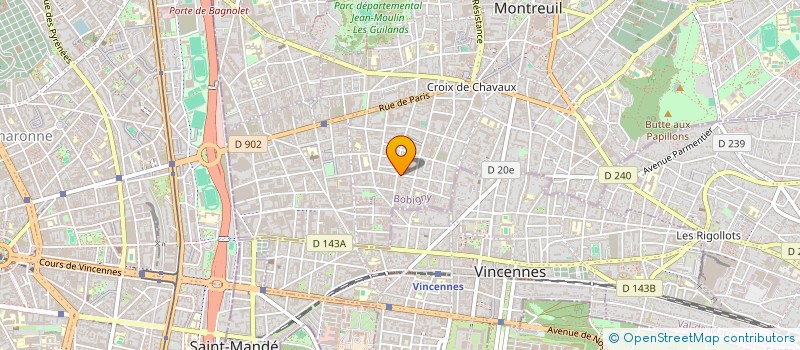 localisation de l'entreprise MADAME SABINE KESSLER à MONTREUIL