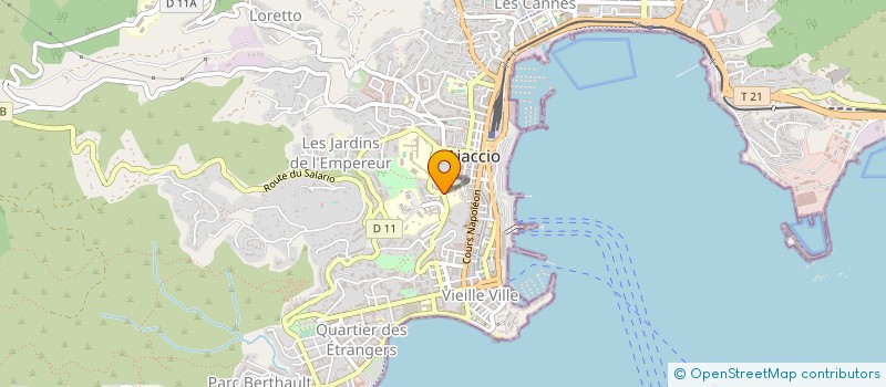 localisation de l'entreprise MADAME SABINE KHELIFA à AJACCIO