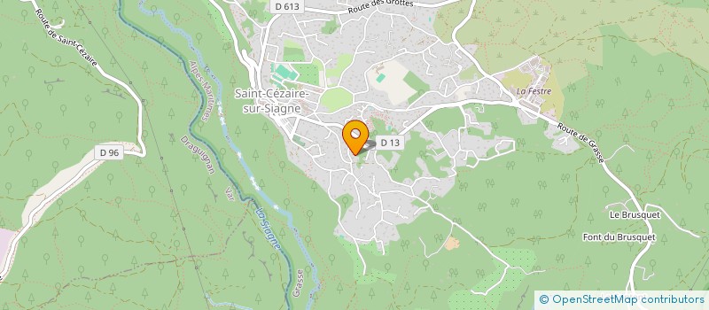 localisation de l'entreprise MADAME SABINE KOSMALSKI à SAINT-CEZAIRE-SUR-SIAGNE
