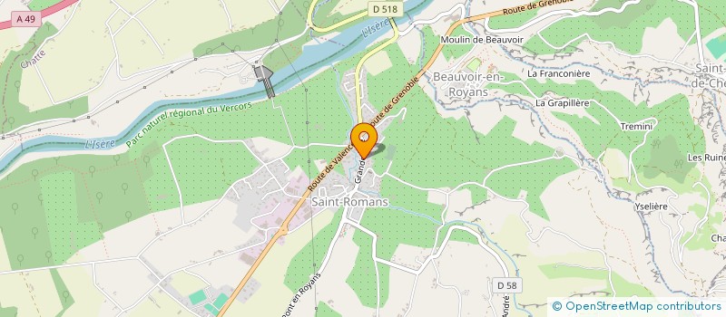 localisation de l'entreprise MADAME SABINE LABROUSSE  CHATTE