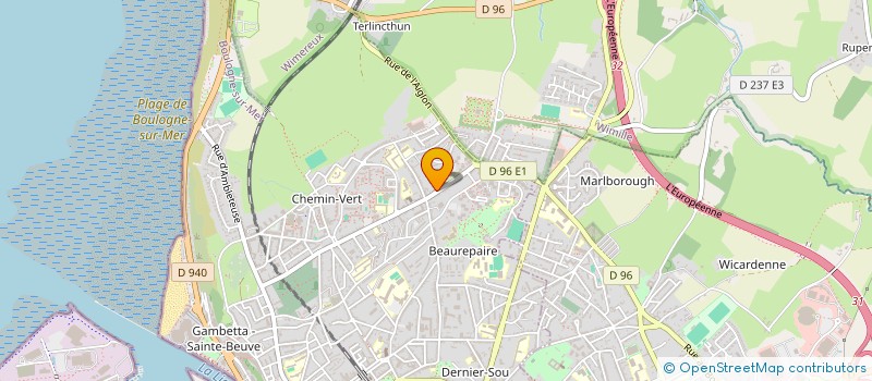 localisation de l'entreprise MADAME SABINE LAGACHE à BOULOGNE-SUR-MER