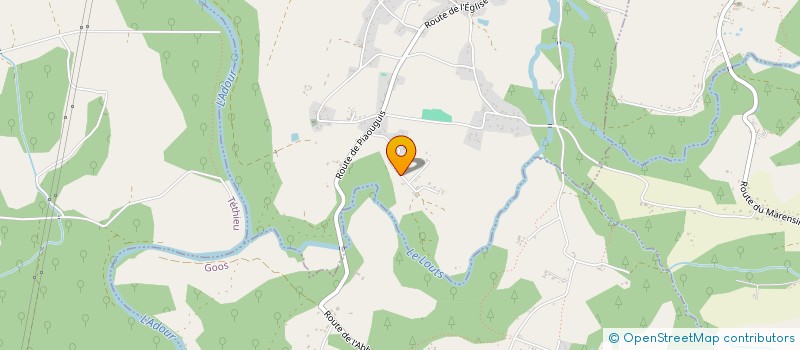 localisation de l'entreprise MADAME SABINE LAGRASSE  PRECHACQ-LES-BAINS