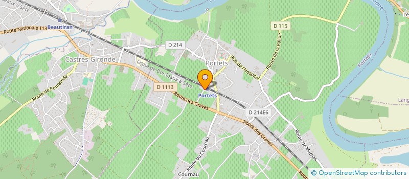 localisation de l'entreprise MADAME SABINE LAKHLOUFI à PORTETS