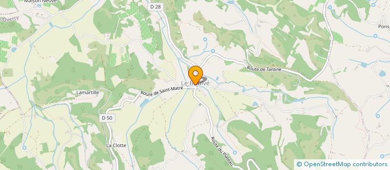 localisation de l'entreprise MADAME SABINE LAMOURET à PORTE-DU-QUERCY