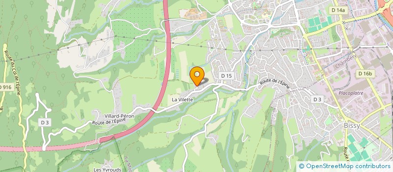 localisation de l'entreprise MADAME SABINE LAMY  LA MOTTE-SERVOLEX