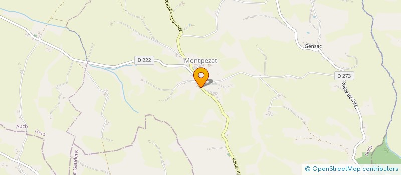 localisation de l'entreprise MADAME SABINE LAUTIER  LOMBEZ