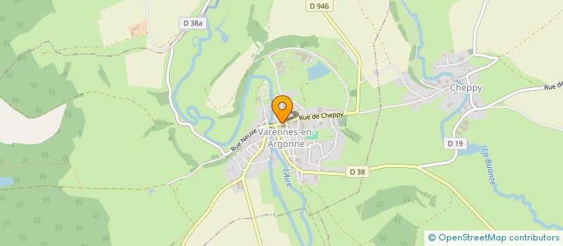 localisation de l'entreprise MADAME SABINE LAVA à VARENNES-EN-ARGONNE