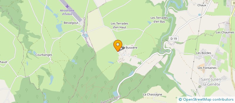 localisation de l'entreprise MADAME SABINE LE BRAS à EVAUX-LES-BAINS