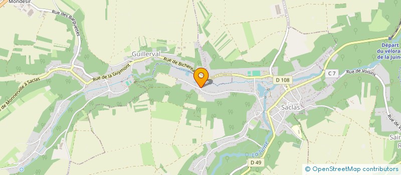 localisation de l'entreprise MADAME SABINE LE CARQUET  SACLAS