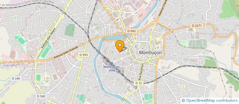 localisation de l'entreprise MADAME SABINE LE PAUVRE à MONTLUCON