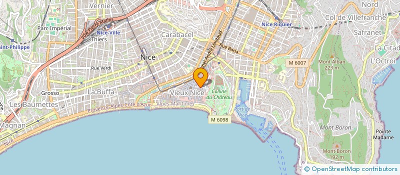 localisation de l'entreprise MADAME SABINE LEBEGUE à NICE