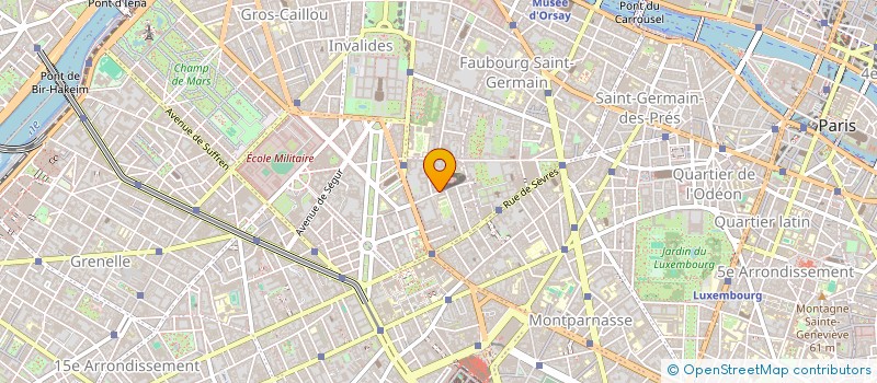 localisation de l'entreprise MADAME SABINE LEBRETON  PARIS