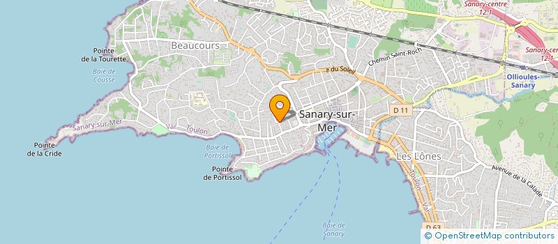 localisation de l'entreprise MADAME SABINE LECLERC à SANARY-SUR-MER
