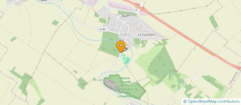 localisation de l'entreprise MADAME SABINE LEFEBVRE  VIGNY